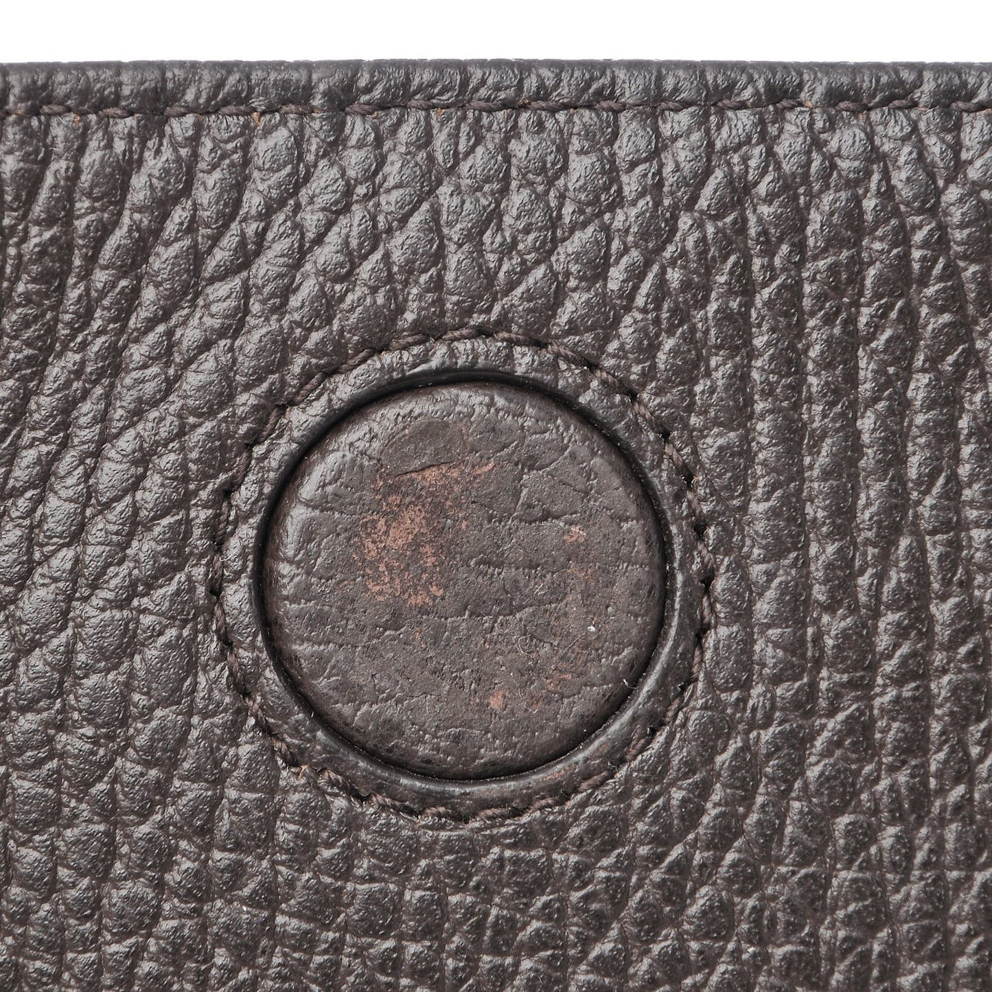 Monogram Large Flap Messenger Bag Beige Dark Brown