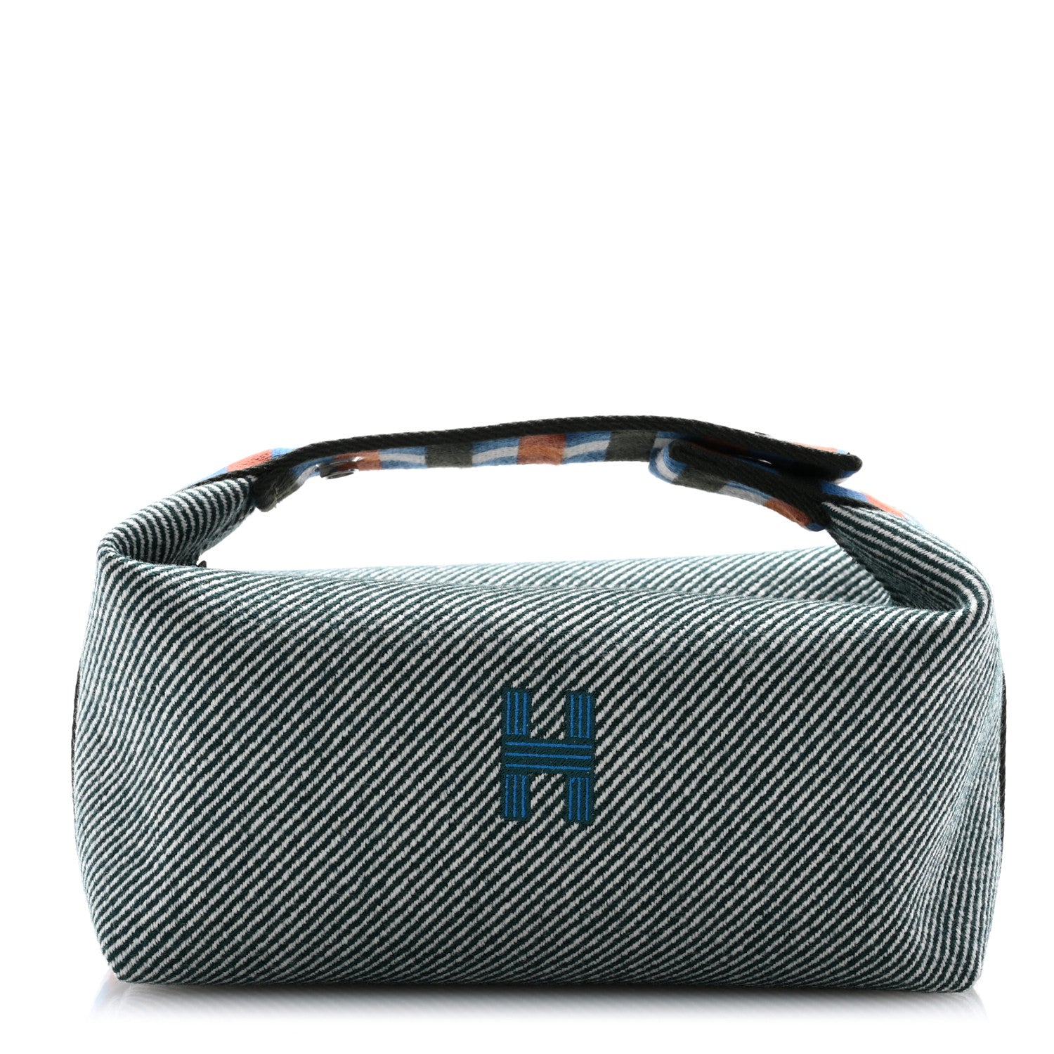 Hermes Wool Small Bride-A-Brac H Natte Pouch Vert Foret 1 of 8