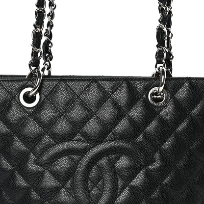 Chanel Caviar Quilted Grand Shopping Tote GST Black 7 of 7
