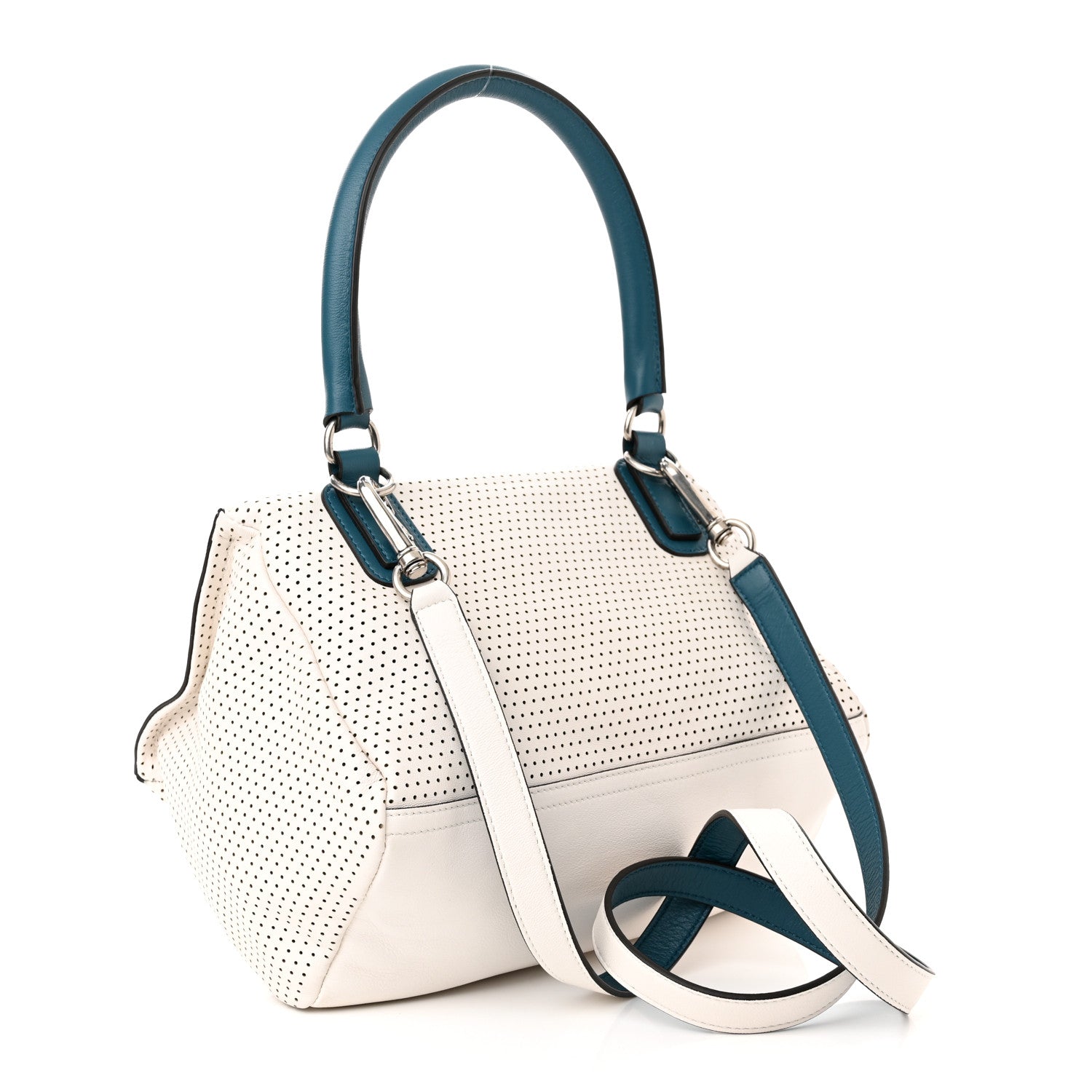 Givenchy Lambskin Perforated Small Pandora White 3 of 10