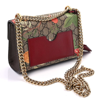 Gucci GG Supreme Monogram Tian Small Padlock Shoulder Bag Beige Multicolor New Acero Multicolour 2 of 7