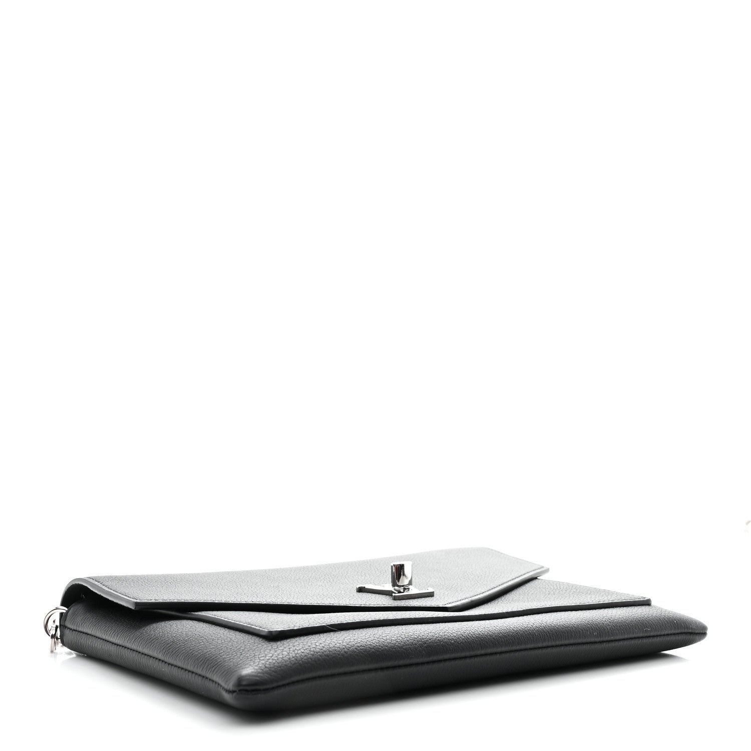 Louis Vuitton Soft Calfskin My Lockme Chain Pochette Black 6 of 17