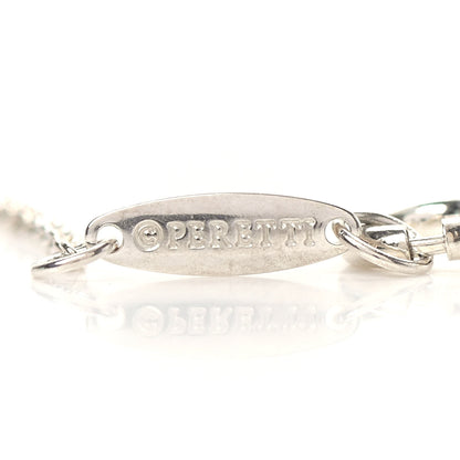 Tiffany Sterling Silver Elsa Peretti Letter J Pendant Necklace 5 of 8