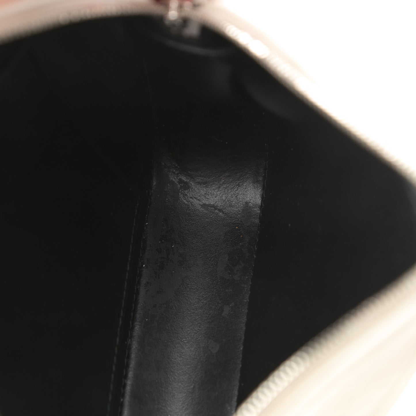 Calfskin Logo S Everyday Camera Bag White