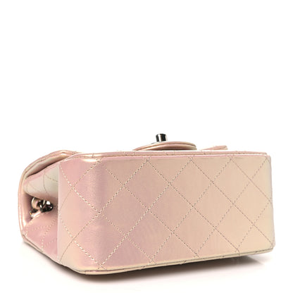 Chanel Iridescent Calfskin Quilted Mini Square Flap Pink 5 of 11
