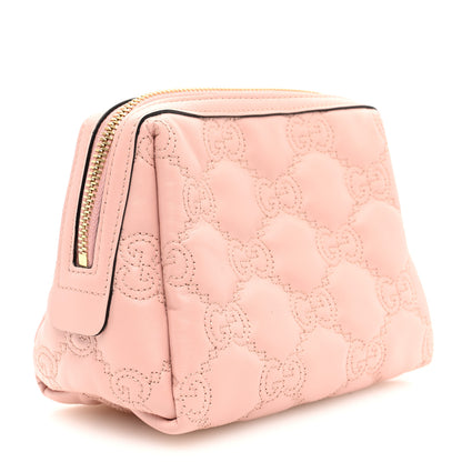 Gucci Calfskin GG Matelasse Beauty Case Perfect Pink 3 of 7