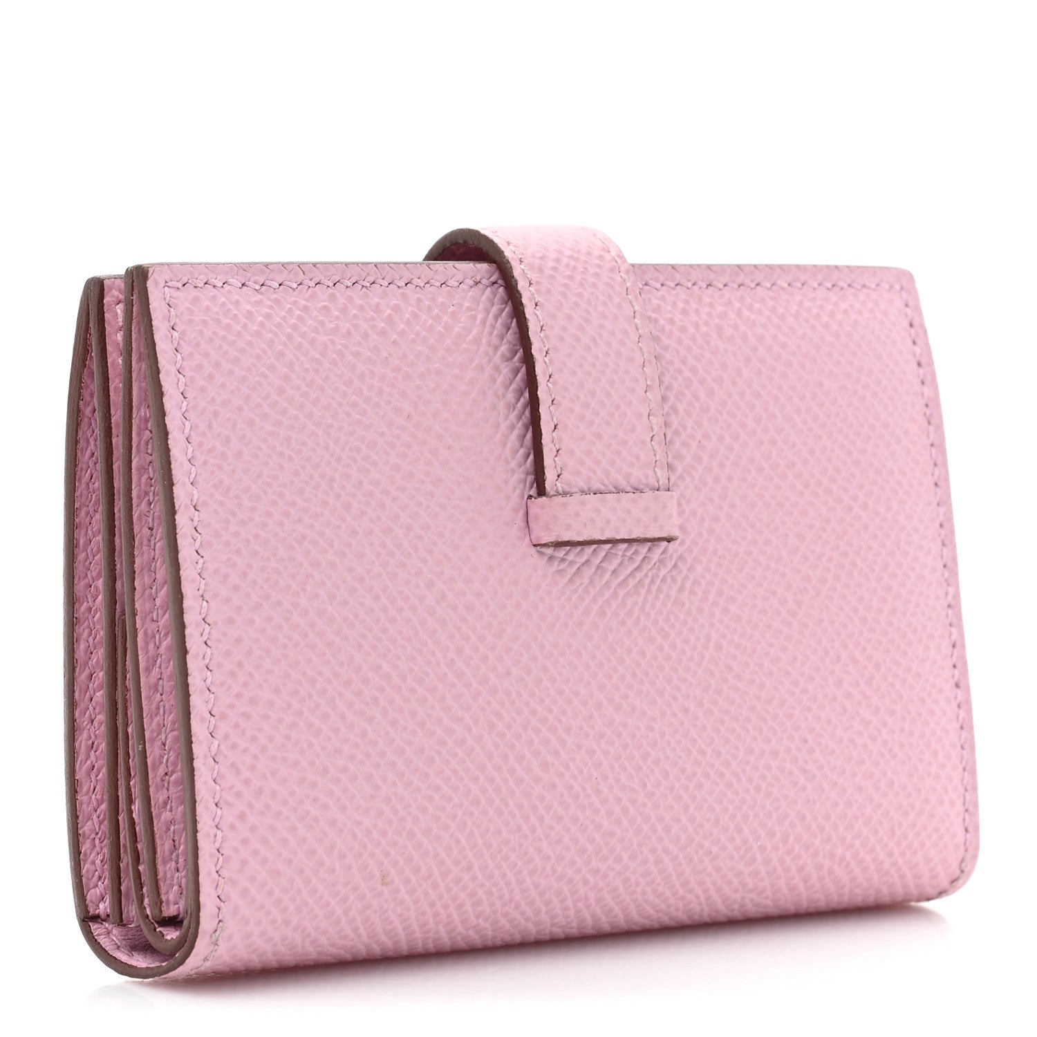 Hermes Epsom Mini Bearn Wallet Mauve Sylvester 3 of 13