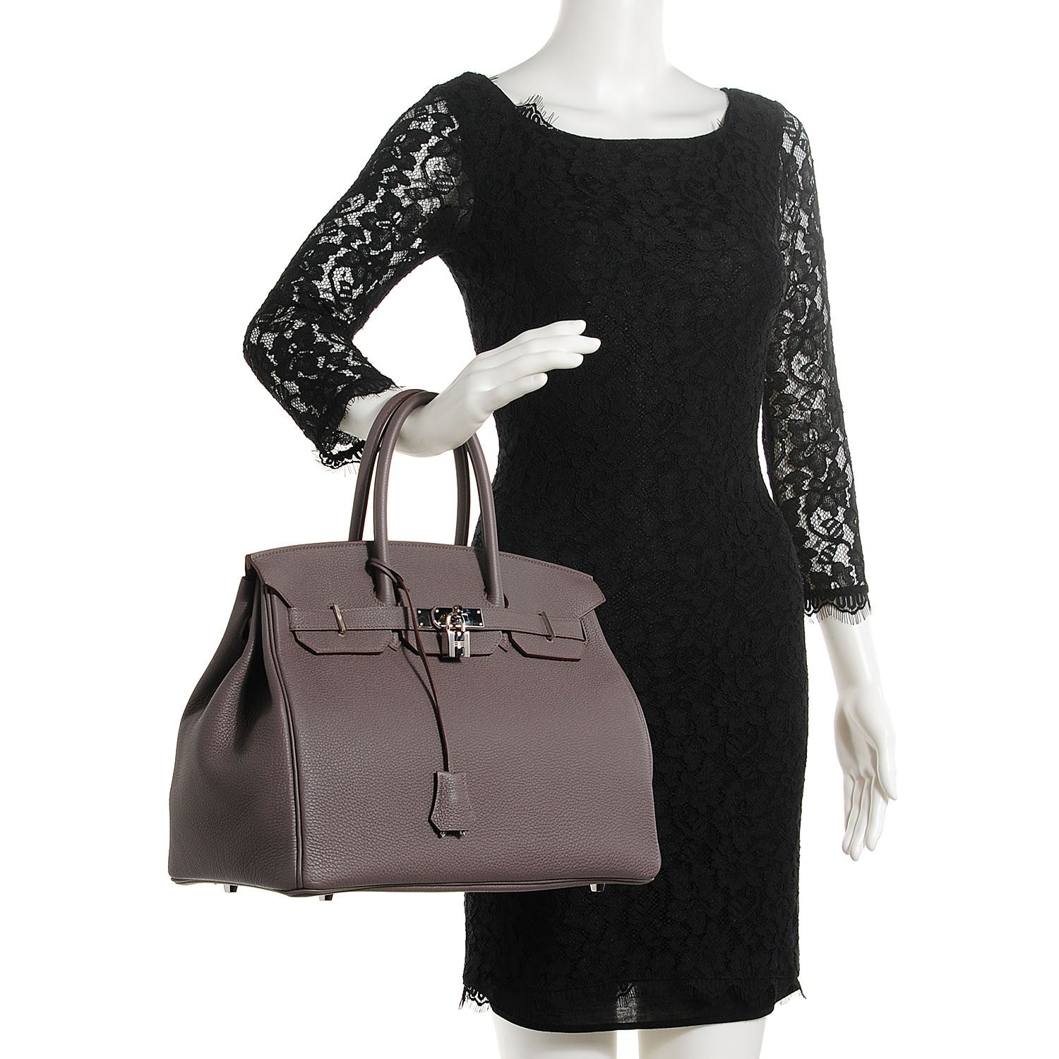 Hermes Togo Birkin 35 Etain 2 of 28