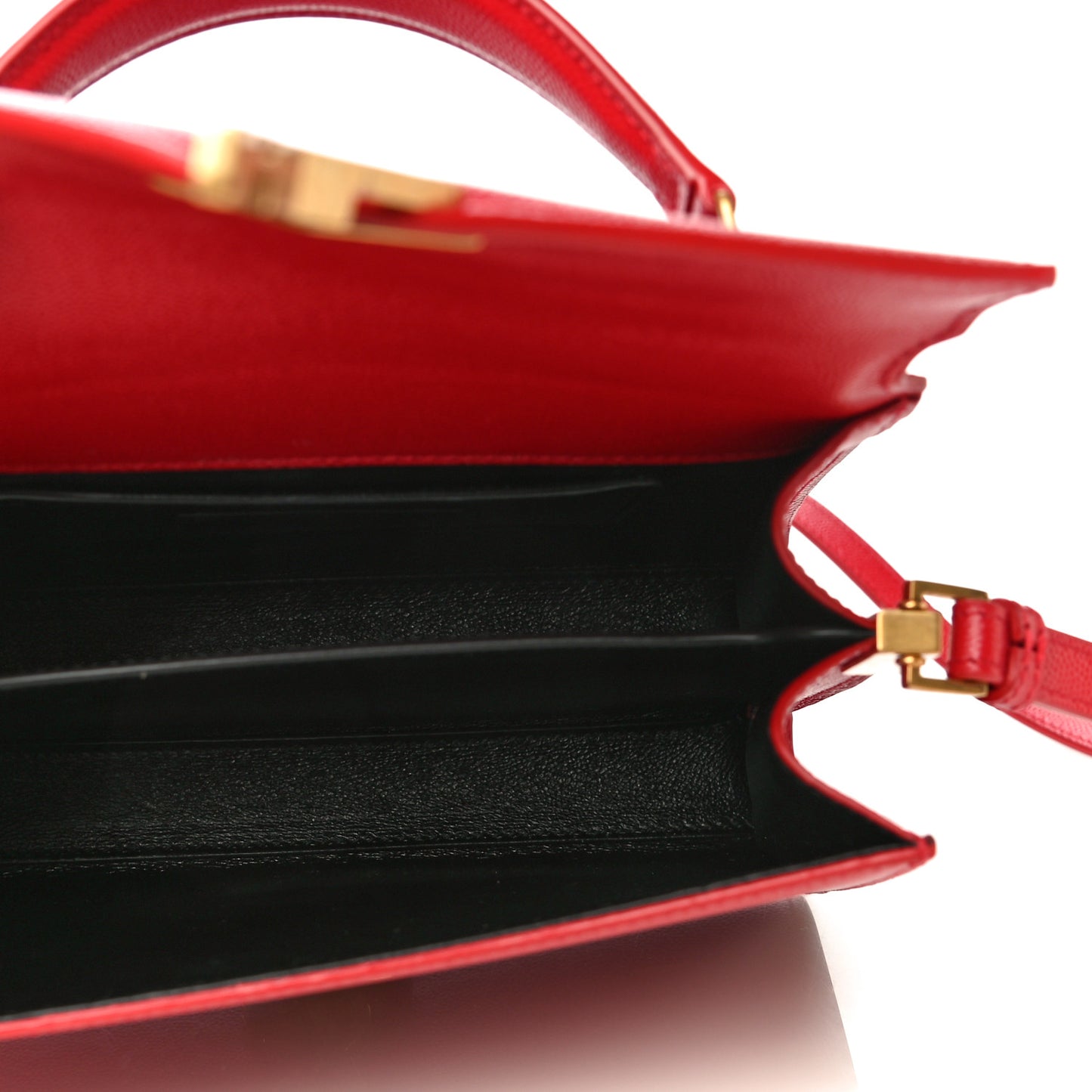 Grain de Poudre Mini Classic Monogram Cassandra Top Handle Red