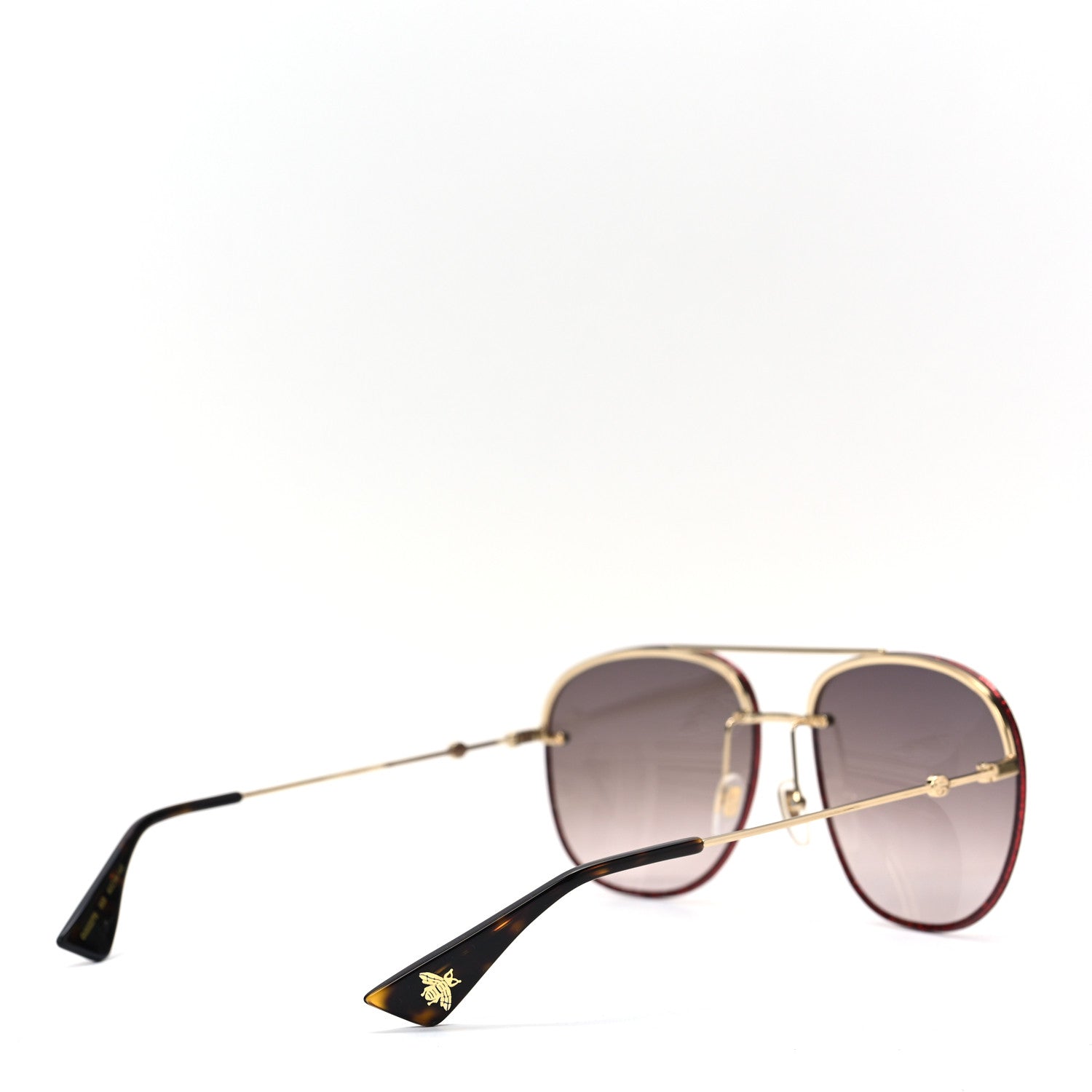 Gucci Aviator Glitter Sunglasses GG0227S Red 4 of 6