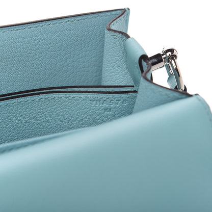 Hermes Evercolor Mini Sac Roulis Bleu Atoll 9 of 10