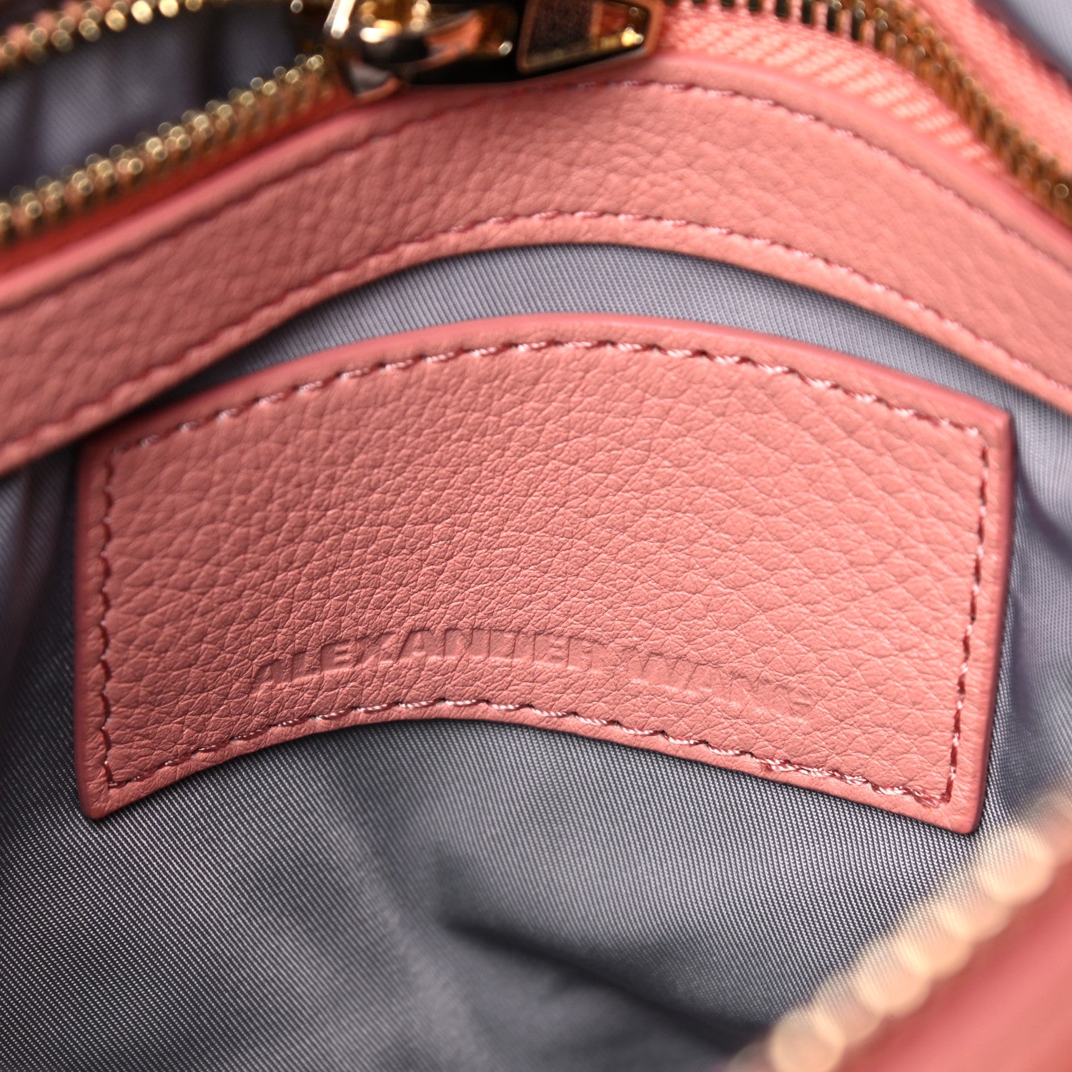 Alexander Wang Pebbled Lambskin Rocco Nectar Gold Hardware 6 of 12