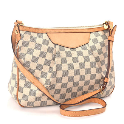 Louis Vuitton Damier Azur Siracusa PM Azur 2 of 8