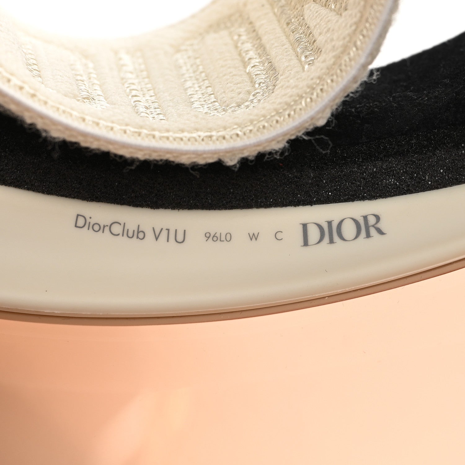 Christian Dior DiorClub1 Sun Visor Nude 6 of 9
