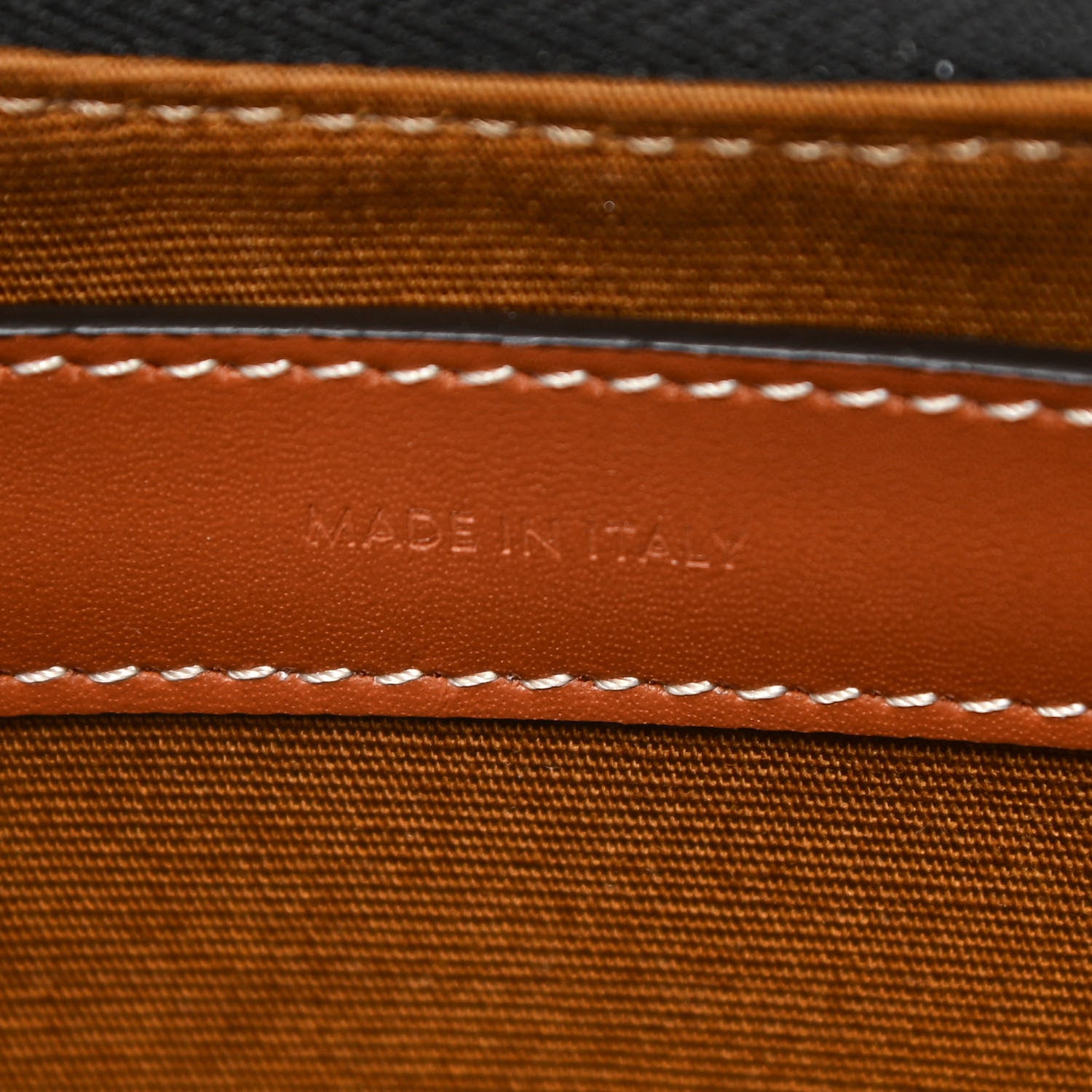 Celine Triomphe Canvas Calfskin Ava Shoulder Bag Tan 6 of 12