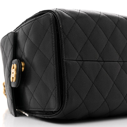 Chanel Caviar Quilted Small Chanel 25 Handbag Black 9 of 11