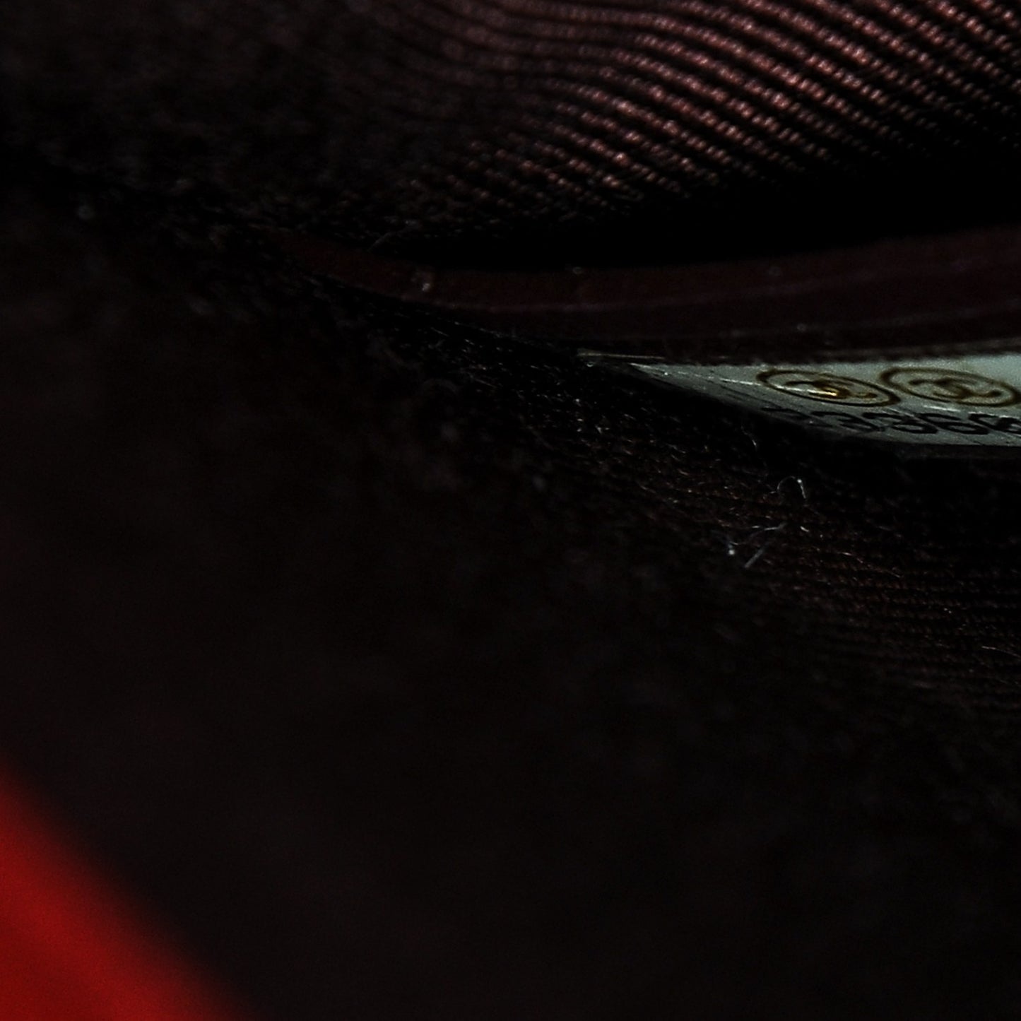 Goatskin Quilted Small CC University Top Handle Flap Red