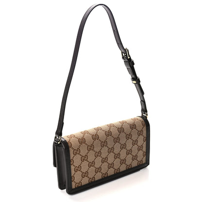 Gucci Monogram Mini Luce Shoulder Bag  Beige Ebony 2 of 8