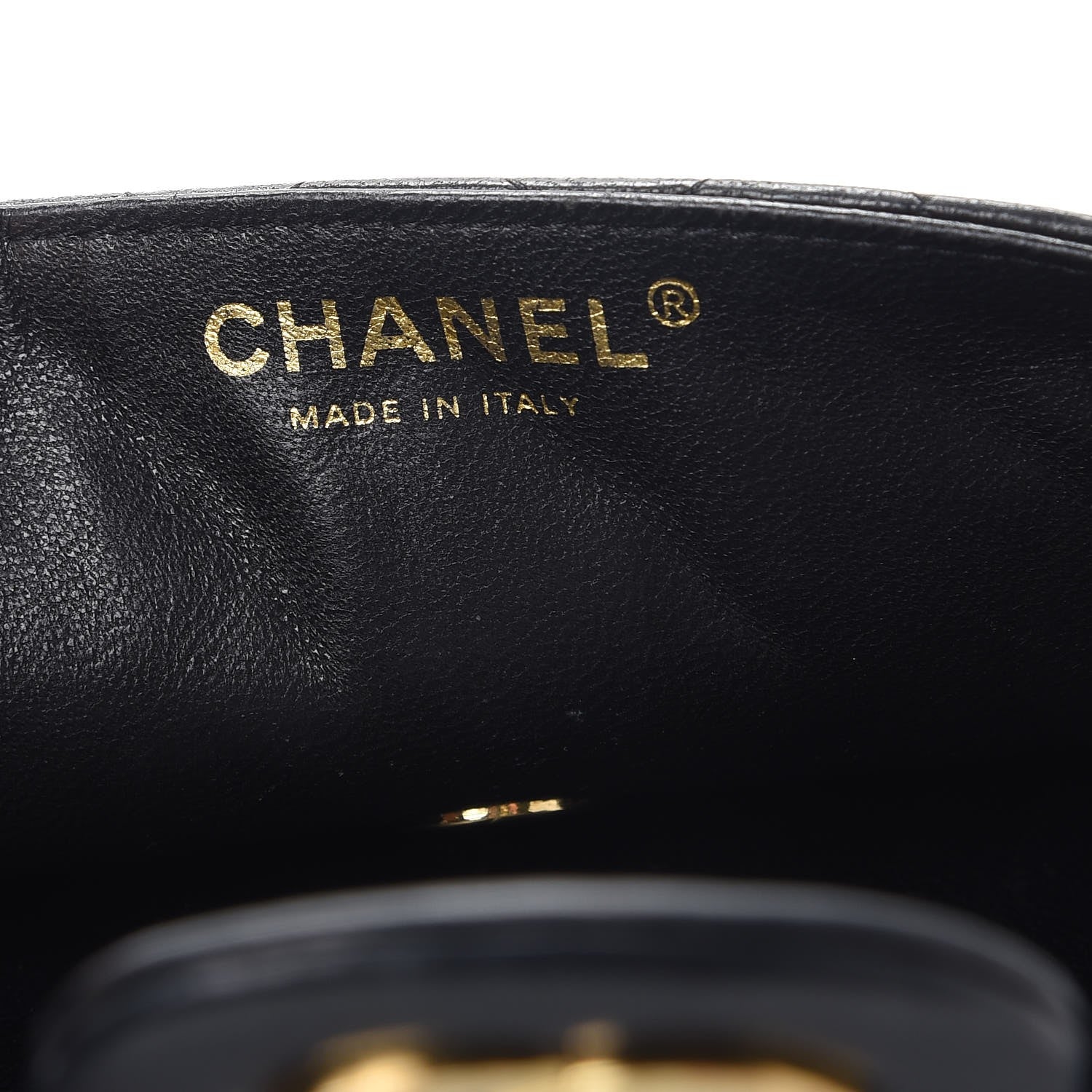 Chanel Lambskin Quilted East West Flap Black 6 of 8