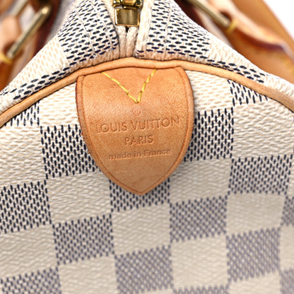 Louis Vuitton Damier Azur Speedy 25 6 of 19