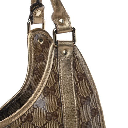 Gucci Crystal Monogram Medium Joy Shoulder Bag Bronze 10 of 14