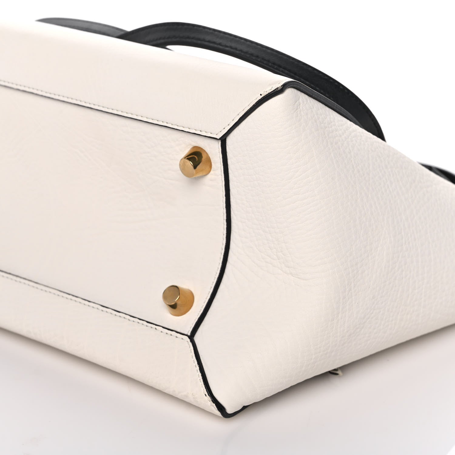 Celine Bullhide Mini Belt Bag Black White 7 of 11