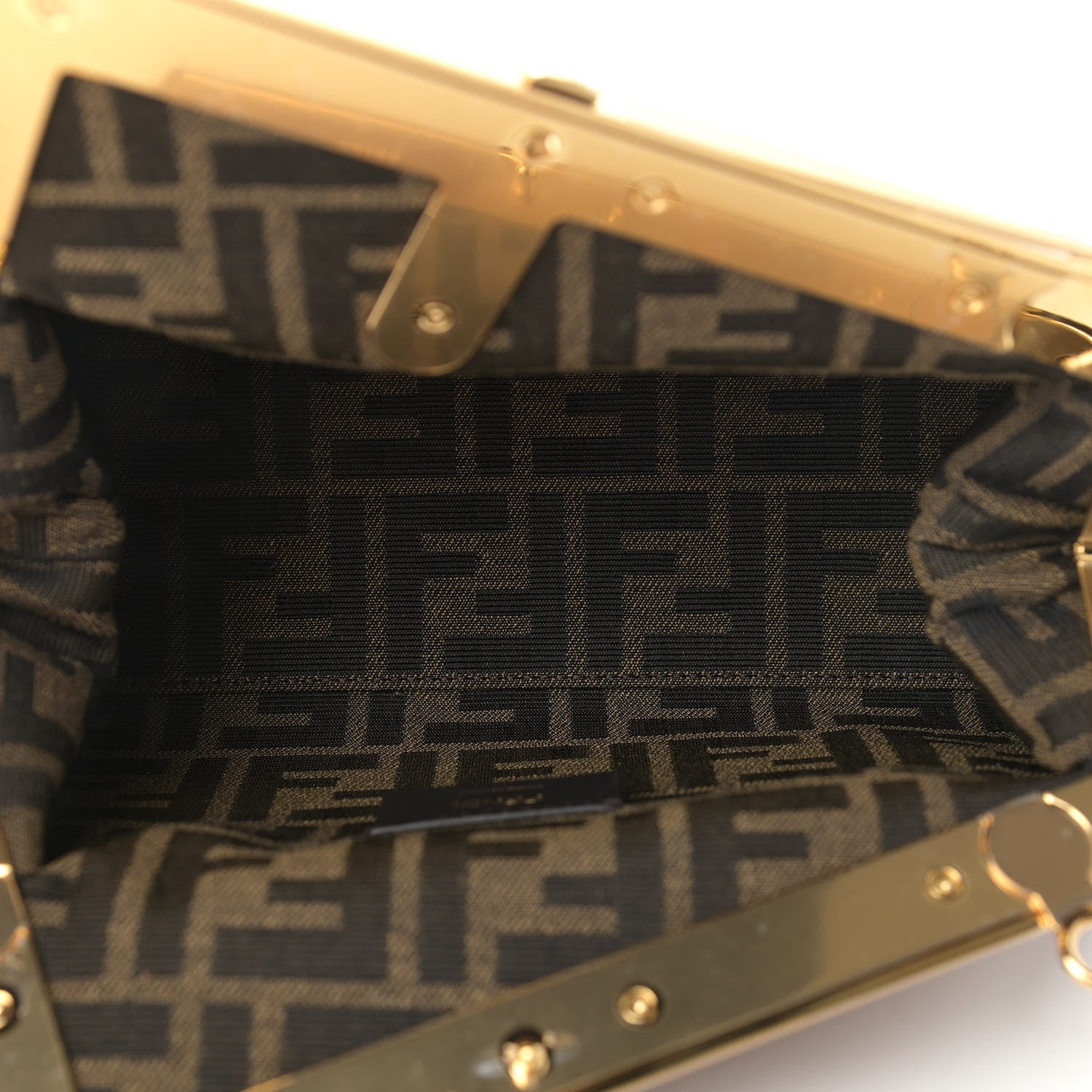 Fendi Shiny Nappa Small Fendi First Caramello 5 of 9