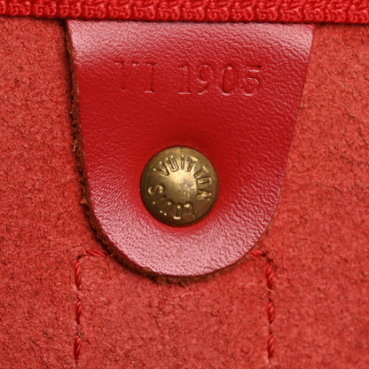 Louis Vuitton Epi Keepall 50 Castillan Red 6 of 20