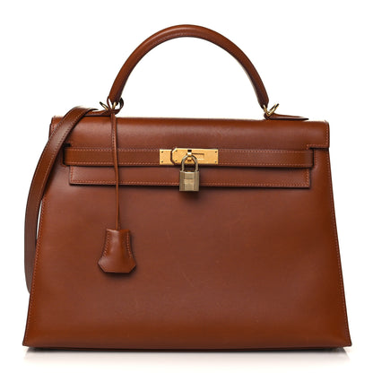 Hermes Box Kelly Sellier 32 Noisette 2 of 26