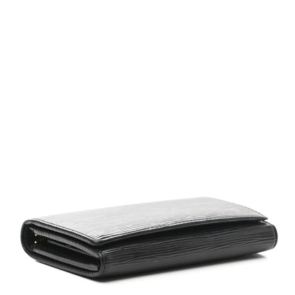 Louis Vuitton Epi Porte-Monnaie Billets Tresor Wallet Black 4 of 7