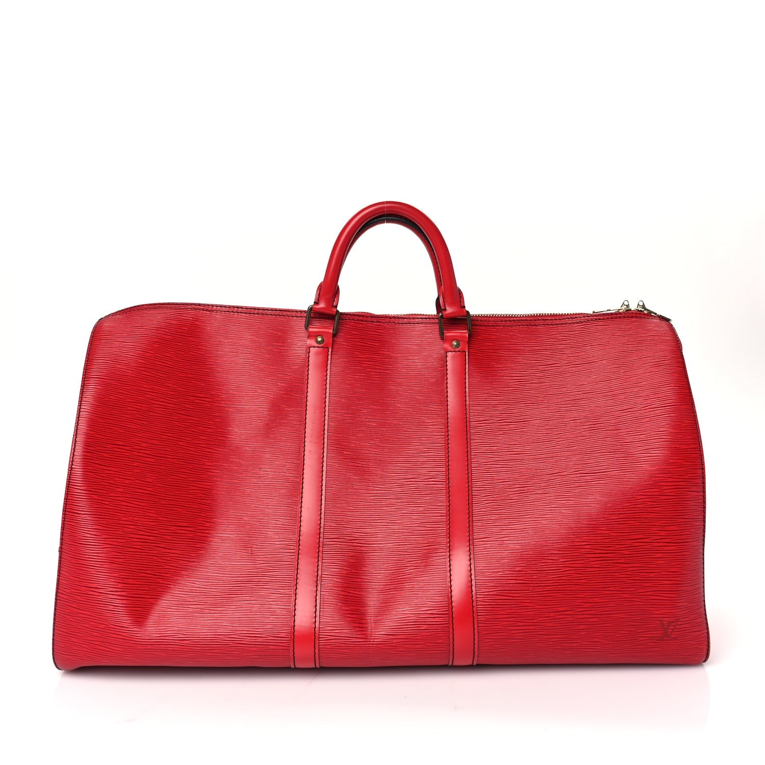 Louis Vuitton Keepall Epi 55 Castillan Red 1 of 8