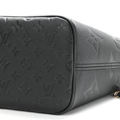 Louis Vuitton Empreinte Monogram Giant Neverfull MM Black 10 of 10