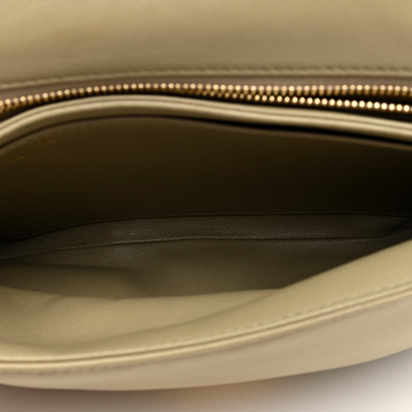Lambskin Goya Puffer Bag Clay Green