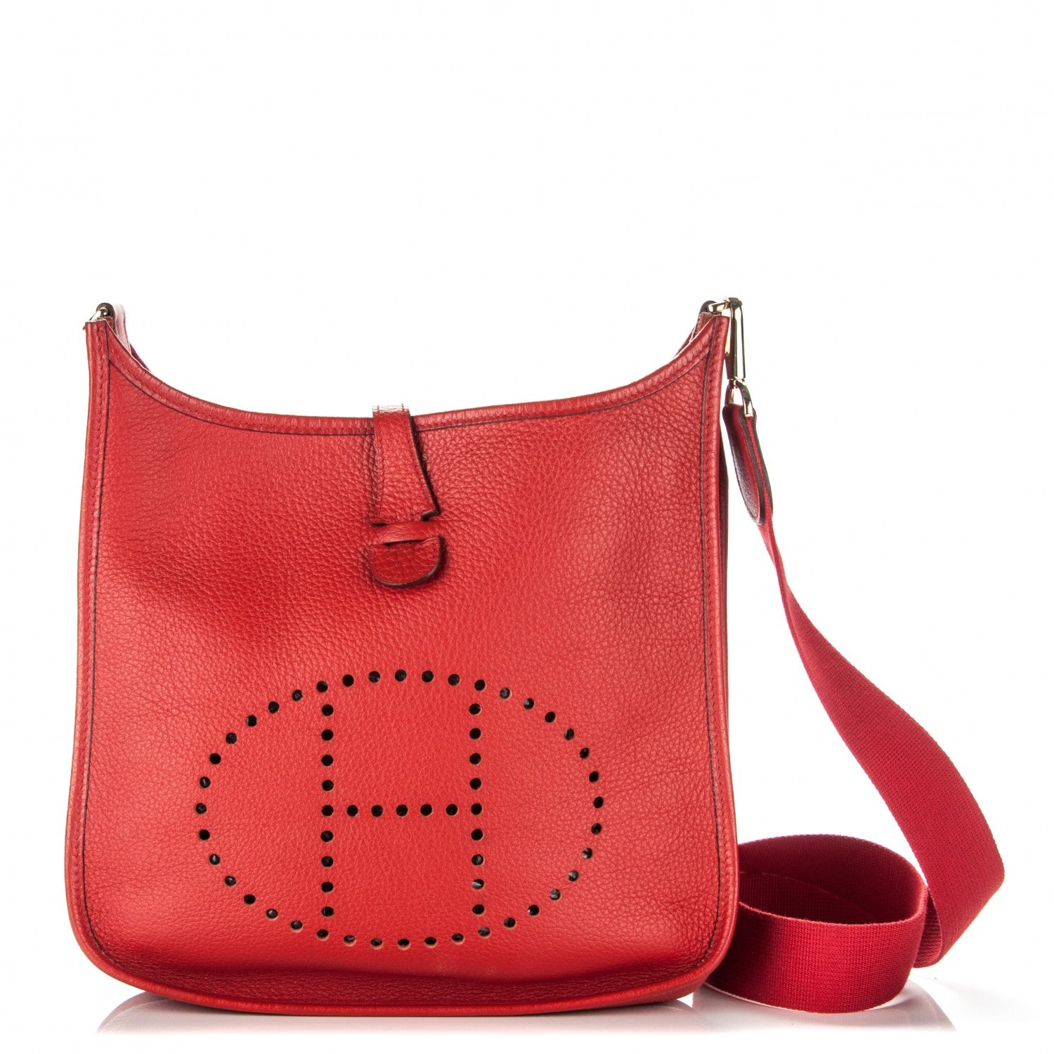 Hermes Togo Evelyne II PM Vermillion 1 of 7