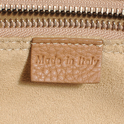 Celine Drummed Calfskin Mini Luggage Camel 7 of 8