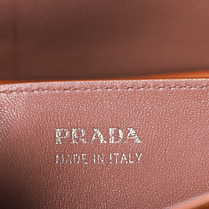 Prada Saffiano Cuir Large Double Bag Caramel Fuoco 5 of 8