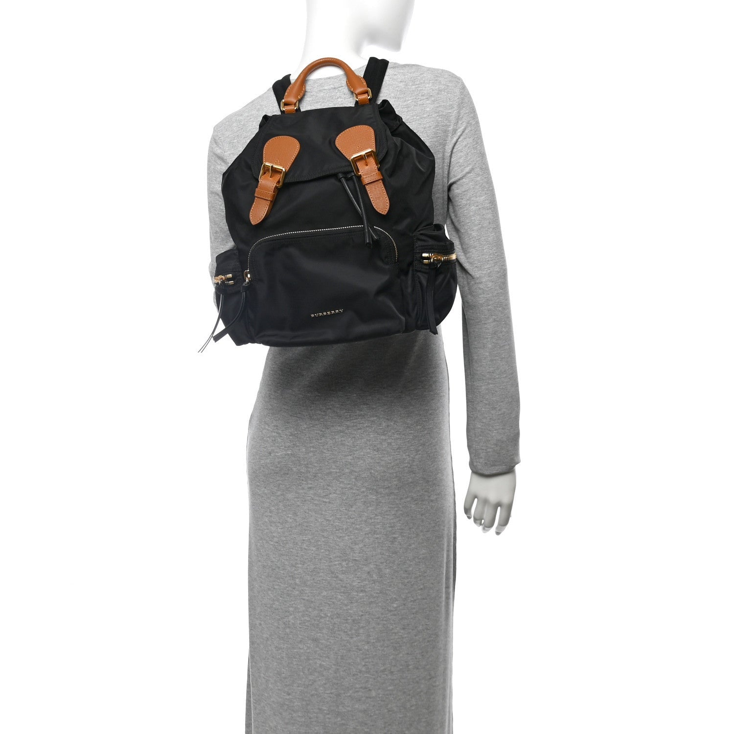 Burberry Nylon Medium Rucksack Backpack Black 3 of 7