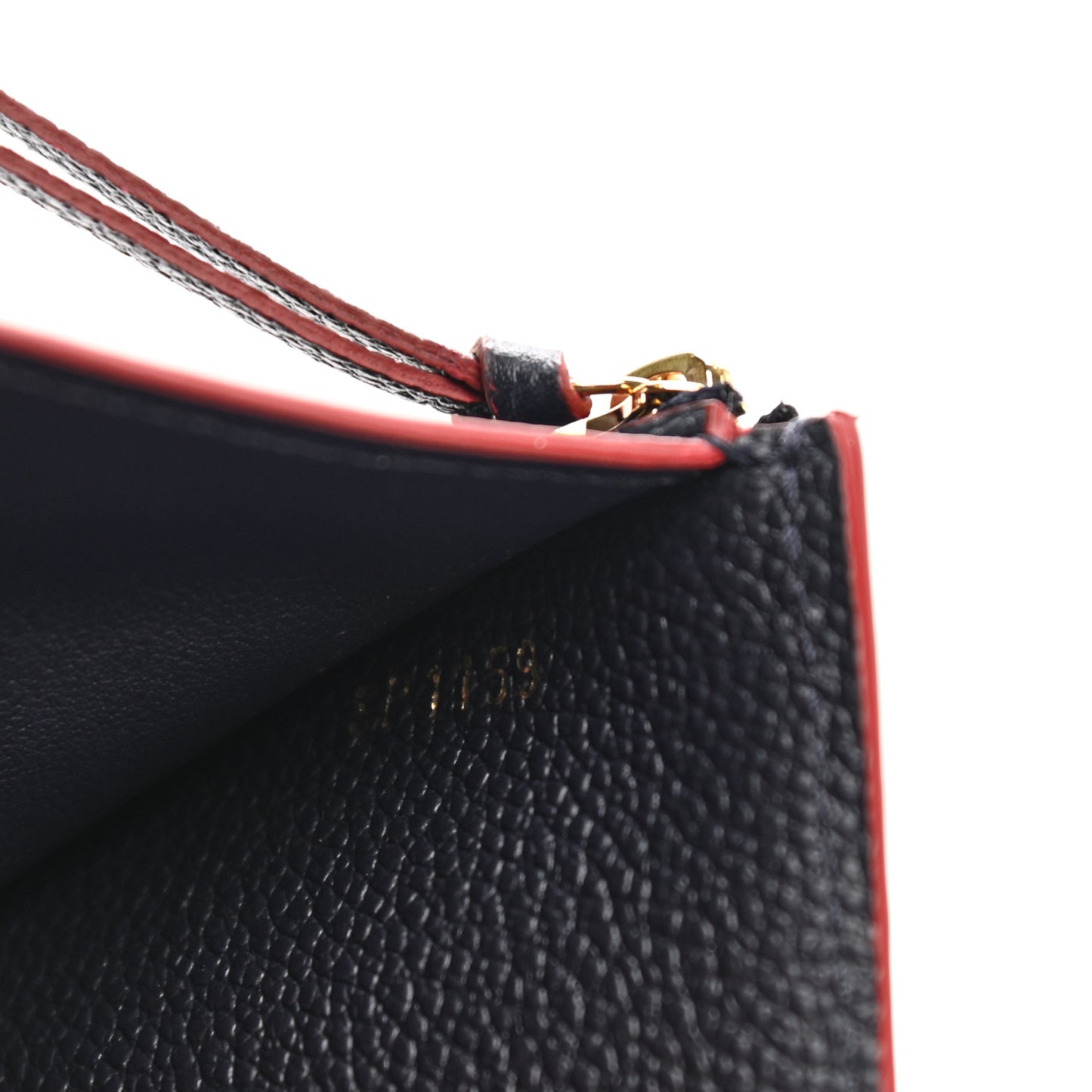 Empreinte Victorine Wallet Marine Rouge