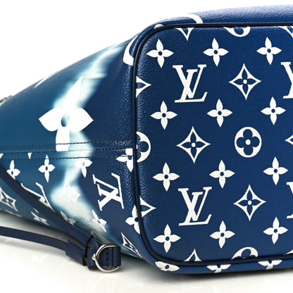 Louis Vuitton Monogram Escale Neverfull MM Blue 8 of 8