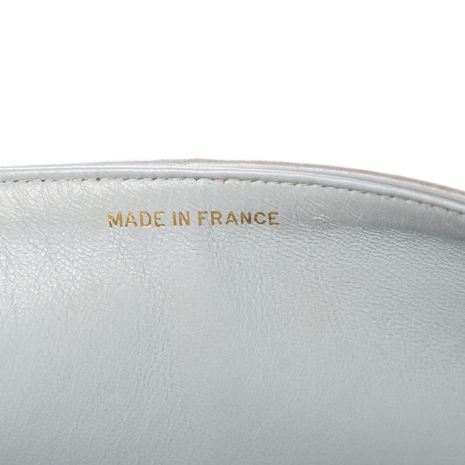 Chanel Lambskin Quilted Medium Double Flap Light Blue 7 of 14