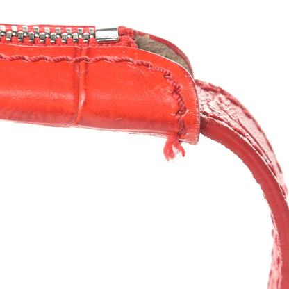 Givenchy Calfskin Crocodile Embossed Micro Nightingale Red 13 of 13