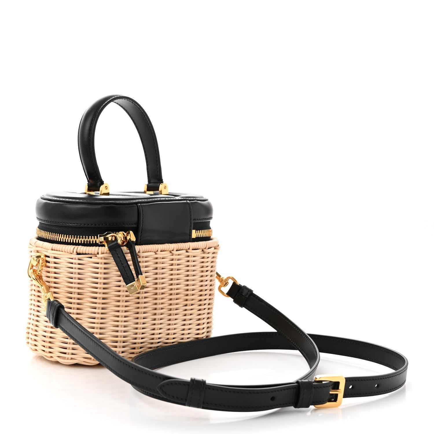 Christian Dior Wicker CD Vanity Black 3 of 10