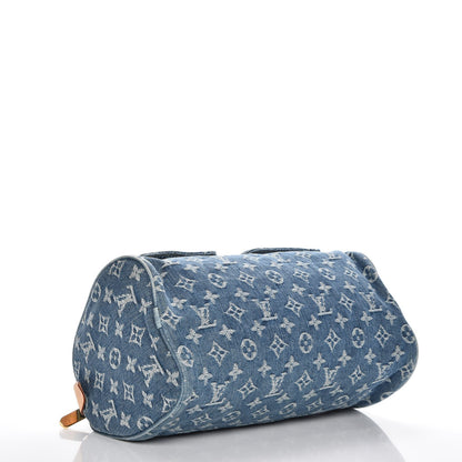 Louis Vuitton Monogram Denim Neo Speedy Blue 4 of 7