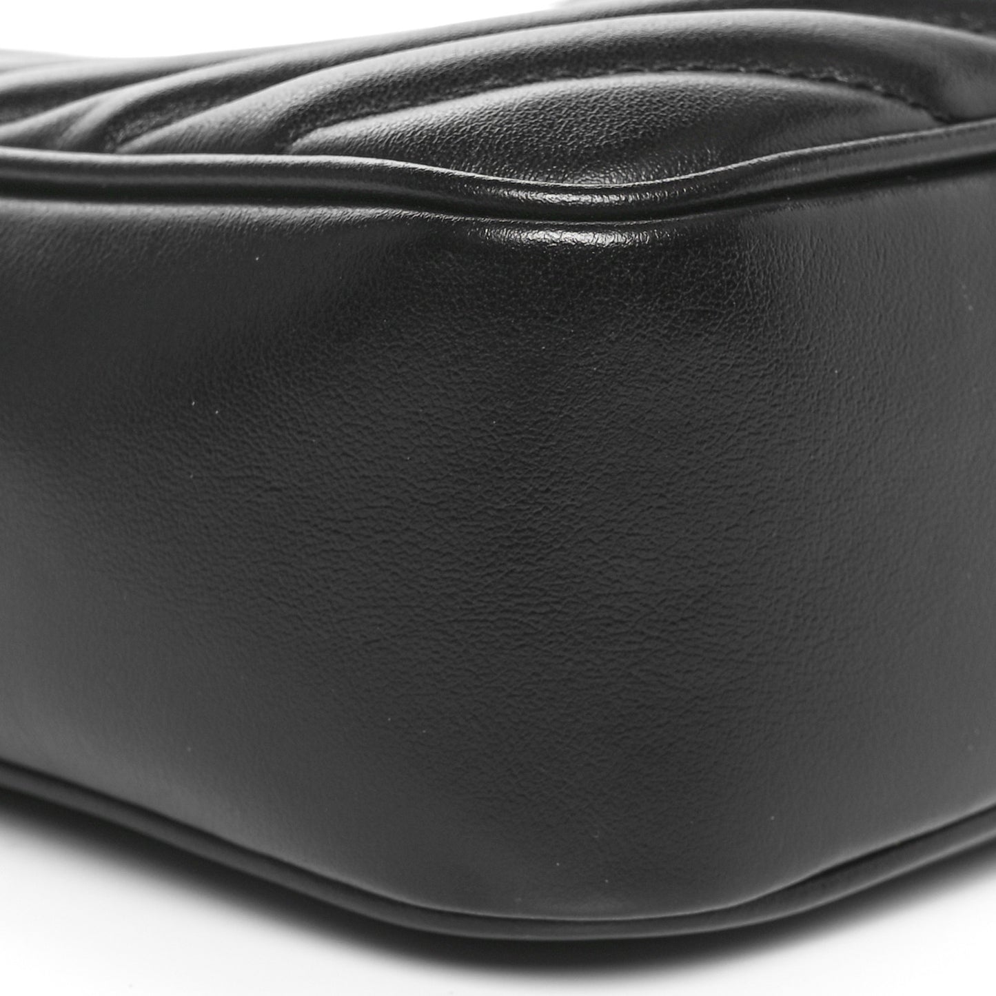 Calfskin Matelasse Monogram Monochrome Lou Camera Bag Black