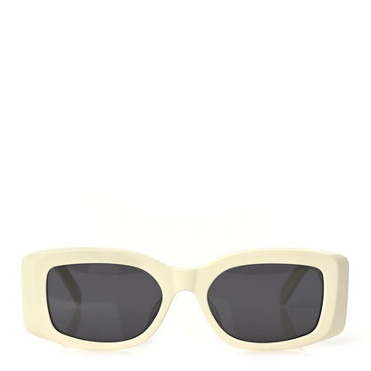 Celine Acetate Triomphe XL 01 Sunglasses CL40282U Ivory 2 of 7