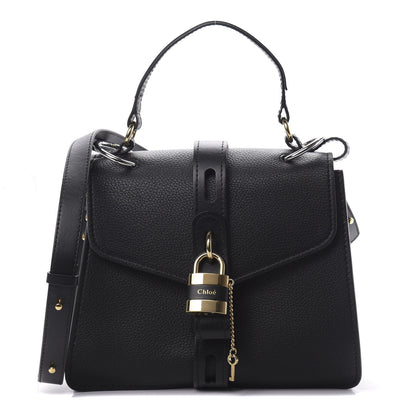 Chloe Grained Calfskin Medium Aby Day Shoulder Bag Black 1 of 10