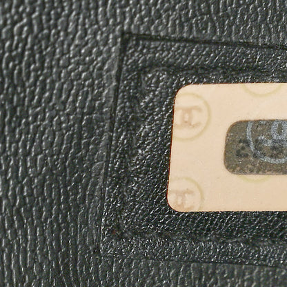 Chanel Calfskin Diamond Stitched Duffle Bag Black 7 of 11