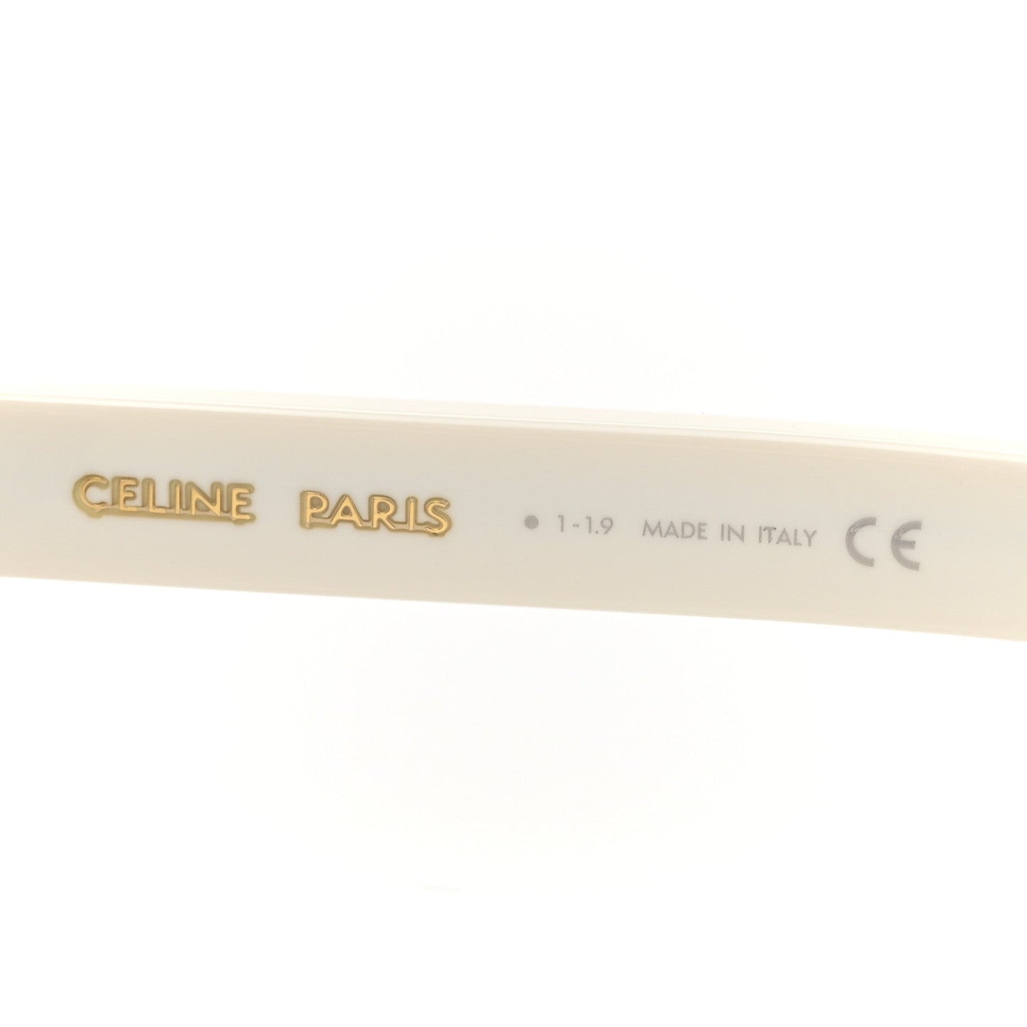 Acetate Polarized Rectangular Sunglasses CL40060I White