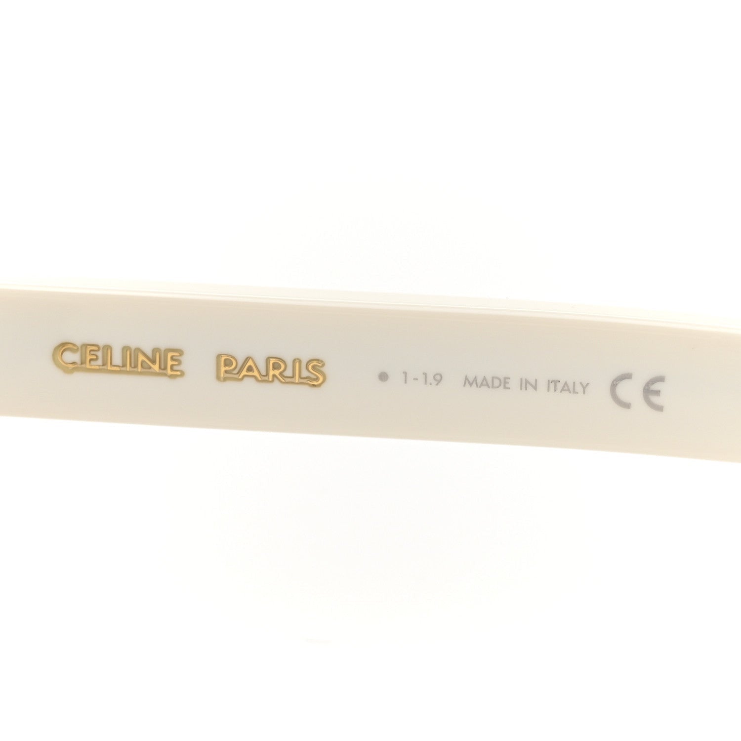 Celine Acetate Polarized Rectangular Sunglasses CL40060I White 6 of 7