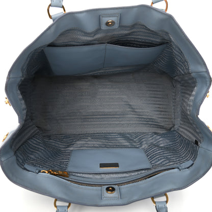 Prada Saffiano Cuir Large Double Bag Astrale 4 of 11